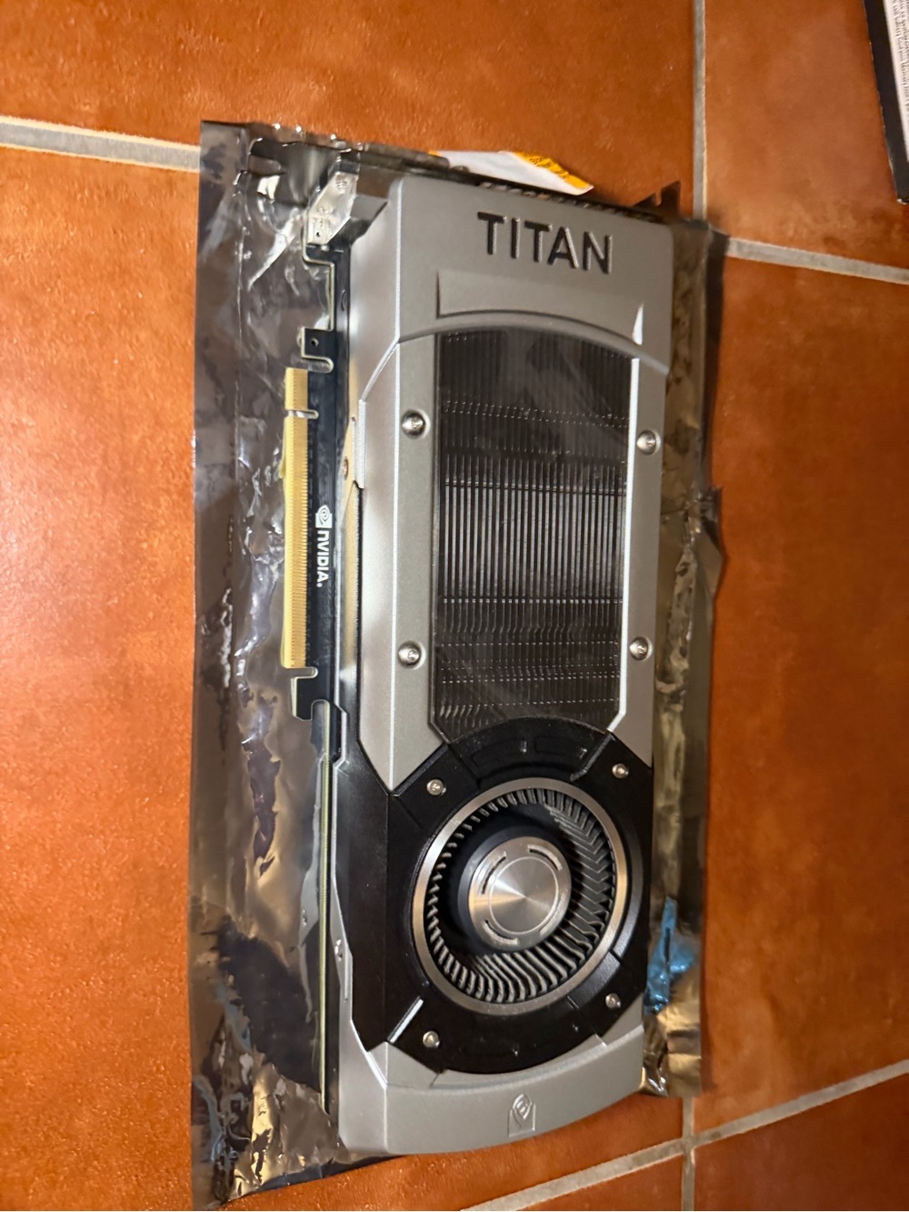 NVIDIA Titan GPU in Silver and Black
